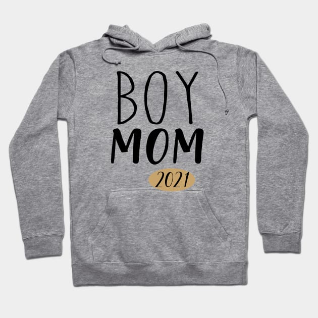 Mom of a boy 2021 Hoodie by Die Designwerkstatt